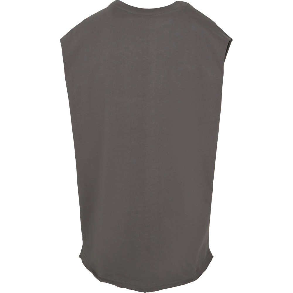 Urban Classics - Open Edge Mouwloos shirt - Grijs